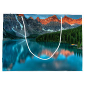 Schilderachtig berg- en meer-landschapsfoto groot cadeauzakje (Achterkant)
