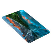 Schilderachtig berg- en meer-landschapsfoto magneet (Rechterzijde)