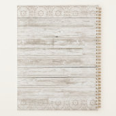 Schilderachtig berg- en meer-landschapsfoto planner (Achterkant)