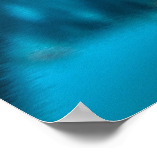 Schilderachtig berg- en meer-landschapsfoto poster (Hoek)