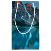 Schilderachtig berg & Lake foto Dank u Klein Cadeauzakje (Achterkant)