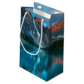 Schilderachtig berg & Lake foto Dank u Klein Cadeauzakje (Achterkant Gekanteld)