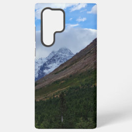 Schilderachtig bergdal landschap met sneeuwtoppen samsung galaxy hoesje