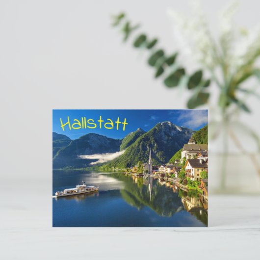 Schilderachtig bergdorp Landschap Briefkaart (Staand voorkant)