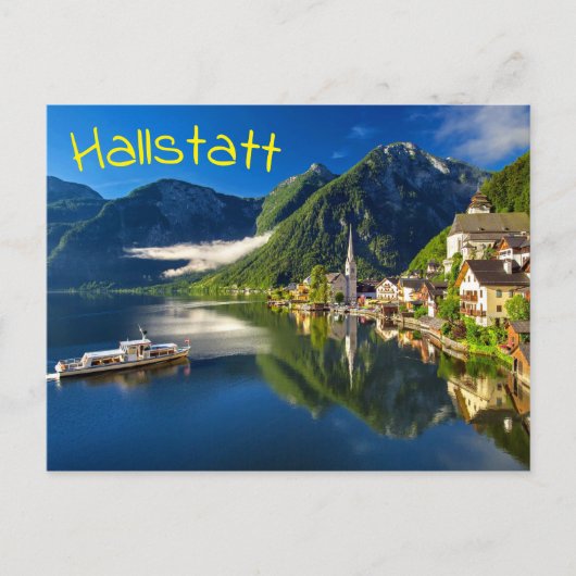 Schilderachtig bergdorp Landschap Briefkaart (Voorkant)