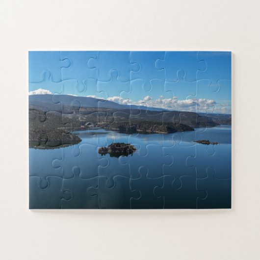 Schilderachtig bergen Lake Afbeelding Travel Memor Legpuzzel (Horizontaal)