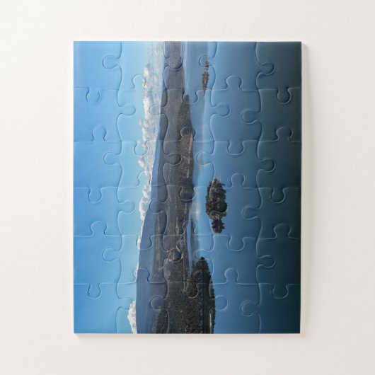 Schilderachtig bergen Lake Afbeelding Travel Memor Legpuzzel (Verticaal)