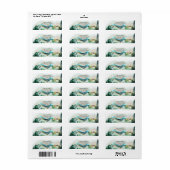 Schilderachtig bergen Nationale Parks Pine Trewer Etiket (Full Sheet)