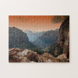 Schilderachtig berggebieden legpuzzel