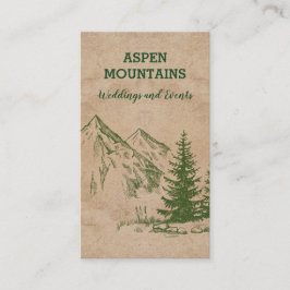 Schilderachtig Bergketen Visitekaartjes
