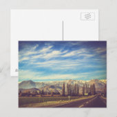 Schilderachtig berglandschap in de Andes Briefkaart (Voorkant / Achterkant)