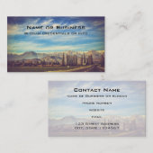 Schilderachtig berglandschap in de Andes Visitekaartje (Voorkant / Achterkant)