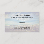 Schilderachtig berglandschap in de Andes Visitekaartje (Achterkant)