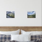 Schilderachtig berglandschap met een rotsachtig pa muurkunst sets (Slaapkamer)