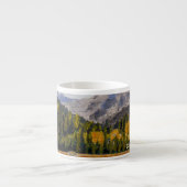 Schilderachtig bergmeer in Estes Park Espresso Kop (Voorkant)