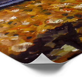 Schilderachtig bergmeer in Estes Park Poster (Hoek)