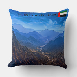 Schilderachtig bergvallei kussen