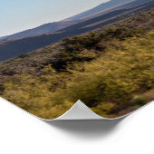 Schilderachtig bergwoestijn poster (Hoek)