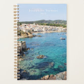 Schilderachtig Blauwe Oceaan Spanje Reisfoto Aange Planner (Voorkant)