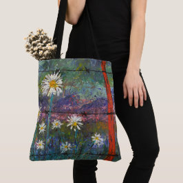Schilderachtig bloem tote bag