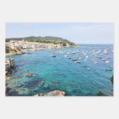 Schilderachtig Blue Ocean Spain Reisfoto Inpakpapier Vel (Voorkant 2)