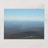 Schilderachtig Blue Ridge Mountains kijken uit op  Briefkaart (Voorkant)
