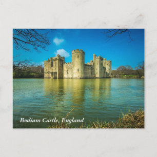 Schilderachtig Bodiam Castle in East Sussex Englan Briefkaart