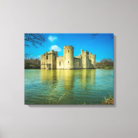 Schilderachtig Bodiam Castle in East Sussex Englan