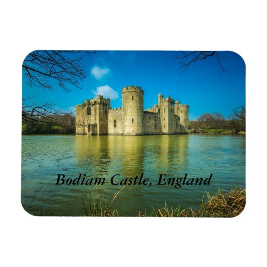 Schilderachtig Bodiam Castle in East Sussex Englan Magneet (Horizontaal)