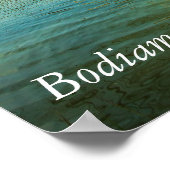 Schilderachtig Bodiam Castle in East Sussex Englan Poster (Hoek)