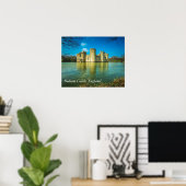 Schilderachtig Bodiam Castle in East Sussex Englan Poster (Thuiskantoor)