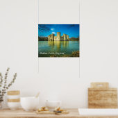 Schilderachtig Bodiam Castle in East Sussex Englan Poster (Keuken)