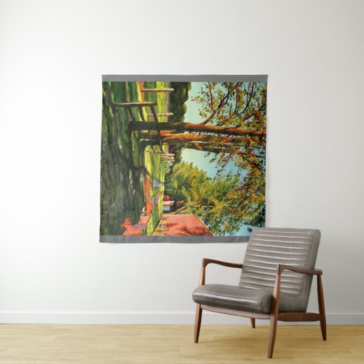 Schilderachtig Boerderij voor het instappen van Mi Wandkleed (In Situ (horizontaal))