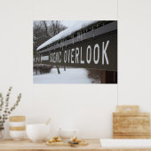 Schilderachtig bord voor het overzicht in het Post (Keuken)