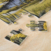 Schilderachtig Bos Haven - Elegante Poëziepuzzel Legpuzzel (Zijkant)