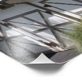 Schilderachtig branddeuren foto afdruk (Hoek)