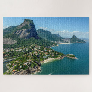 Schilderachtig Braziliaans landschap Rio Jigzaag P Legpuzzel