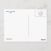 schilderachtig briefkaart van het meer van saguaro (Achterkant)