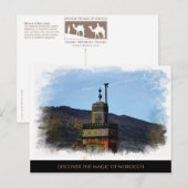 Schilderachtig Briefkaart van Marokko (Voorkant / Achterkant)