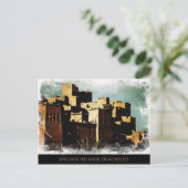 Schilderachtig Briefkaart van Marokko (Staand voorkant)