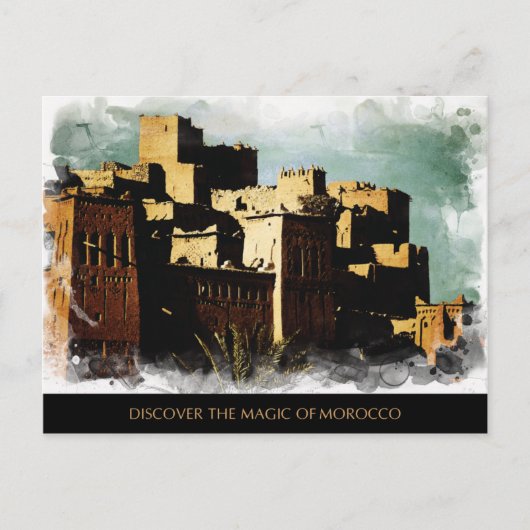 Schilderachtig Briefkaart van Marokko (Voorkant)