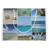 Schilderachtig Caribische fotocollage Groot Cadeauzakje (Voorkant)
