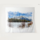 Schilderachtig Cascade Mountain - Banff Alberta Wandkleed (Voorkant (horizontaal))