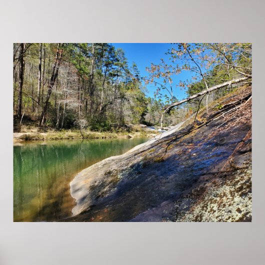 Schilderachtig Chattooga River Bend Poster (Voorkant)