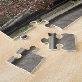 Schilderachtig Cherry Blossom Japan Landschap Legpuzzel (Zijkant)