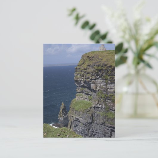 Schilderachtig Cliffs of Moher en O'Brien Tower Briefkaart (Staand voorkant)
