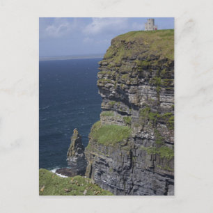 Schilderachtig Cliffs of Moher en O'Brien Tower Briefkaart