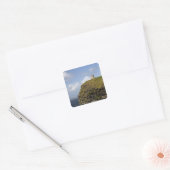 Schilderachtig Cliffs of Moher en O'Brien Tower. Vierkante Sticker (Envelop)