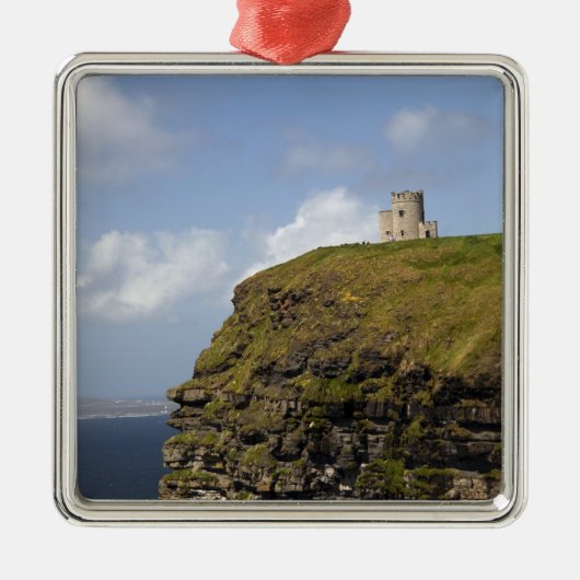 Schilderachtig Cliffs of Moher en O'Brien's Tower. Metalen Ornament (Voorkant)