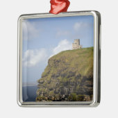 Schilderachtig Cliffs of Moher en O'Brien's Tower. Metalen Ornament (Links)
